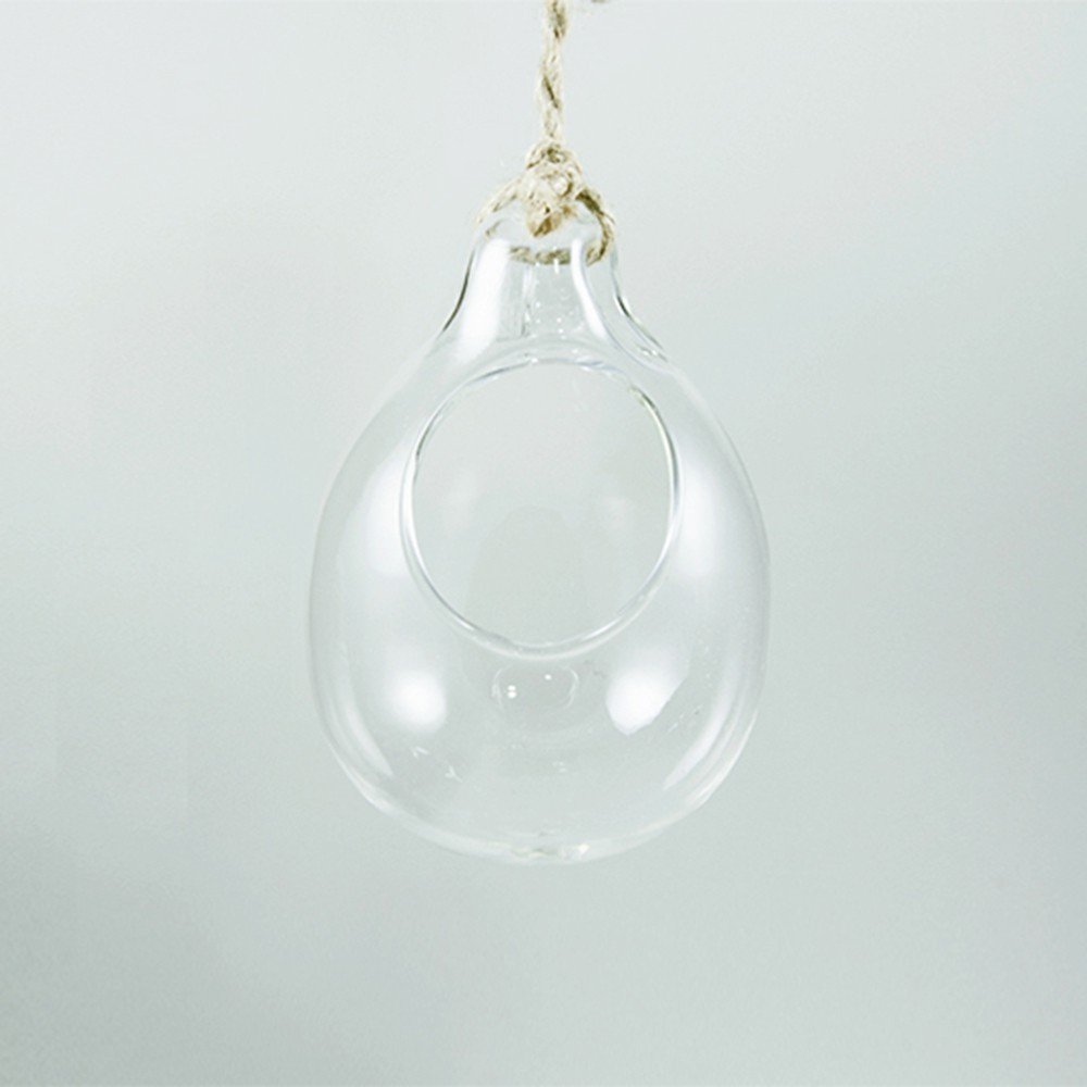 Gota - Hanging glass terrarium 9x13.5cm.