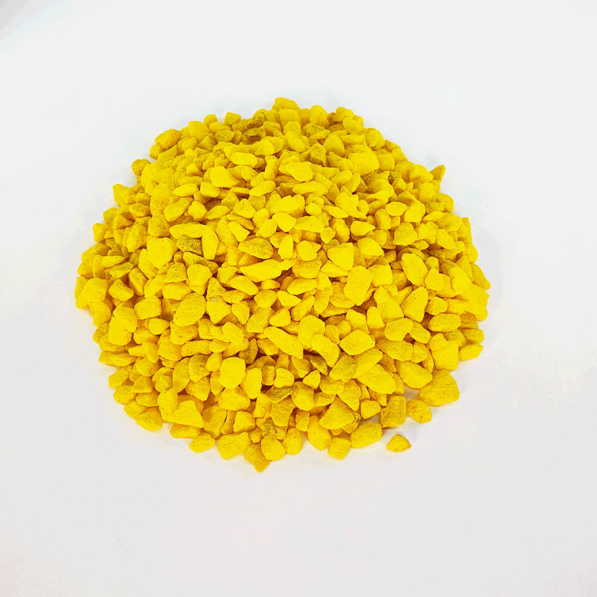 Decorative yellow gravel