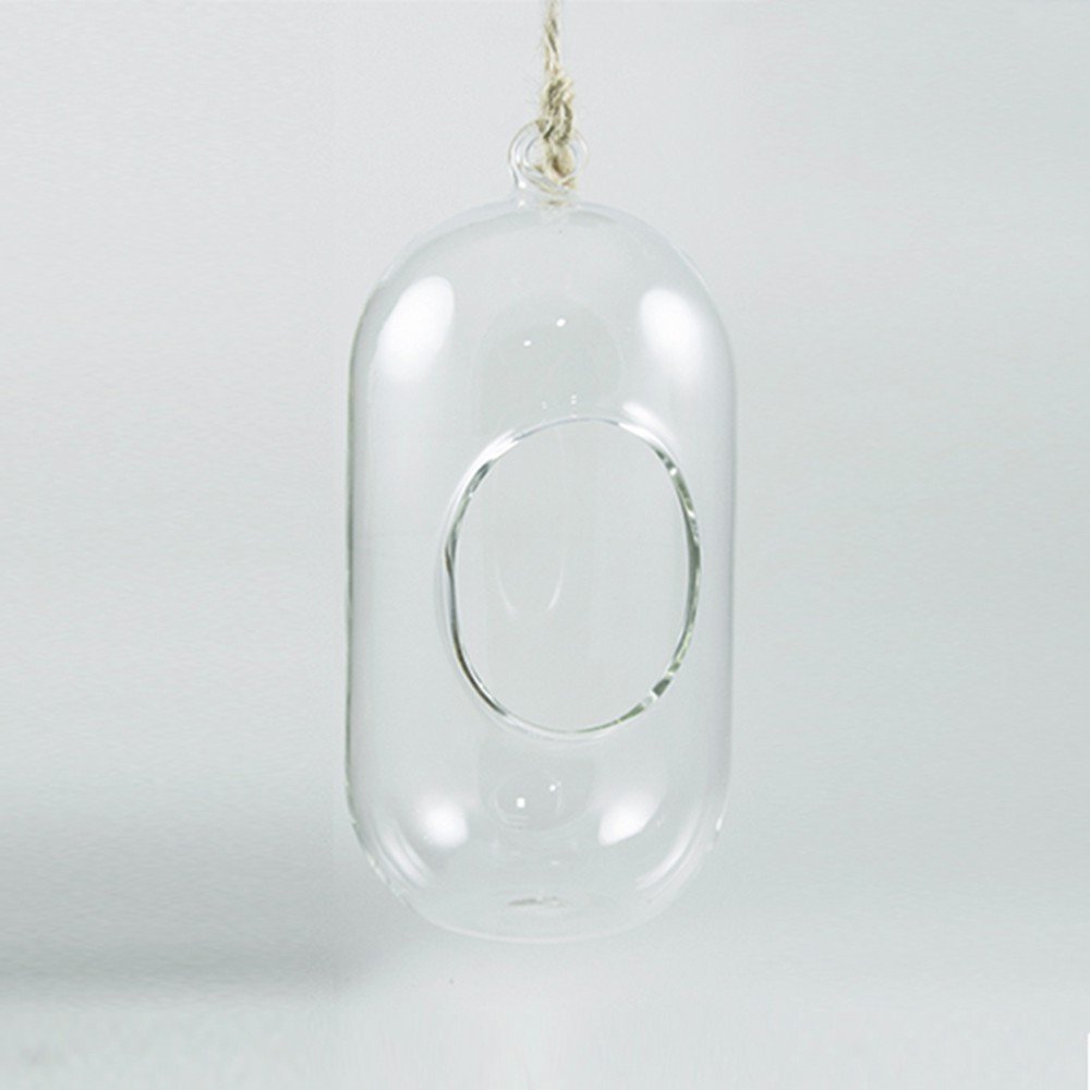 Capsule - Hanging glass terrarium 10x22cm.