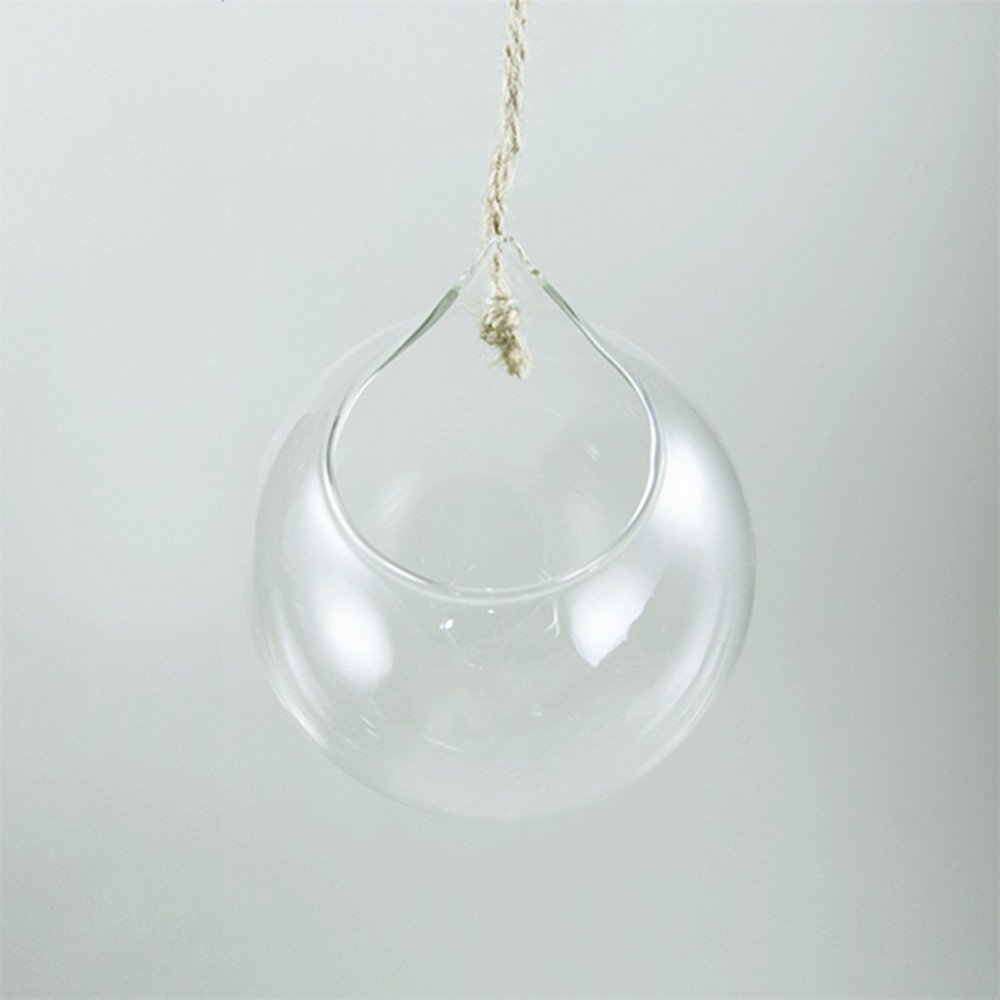 Upper Opening - Hanging glass terrarium 10cm.