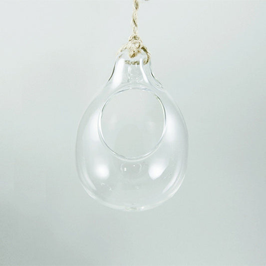 Gota - Hanging glass terrarium 9x13.5cm.