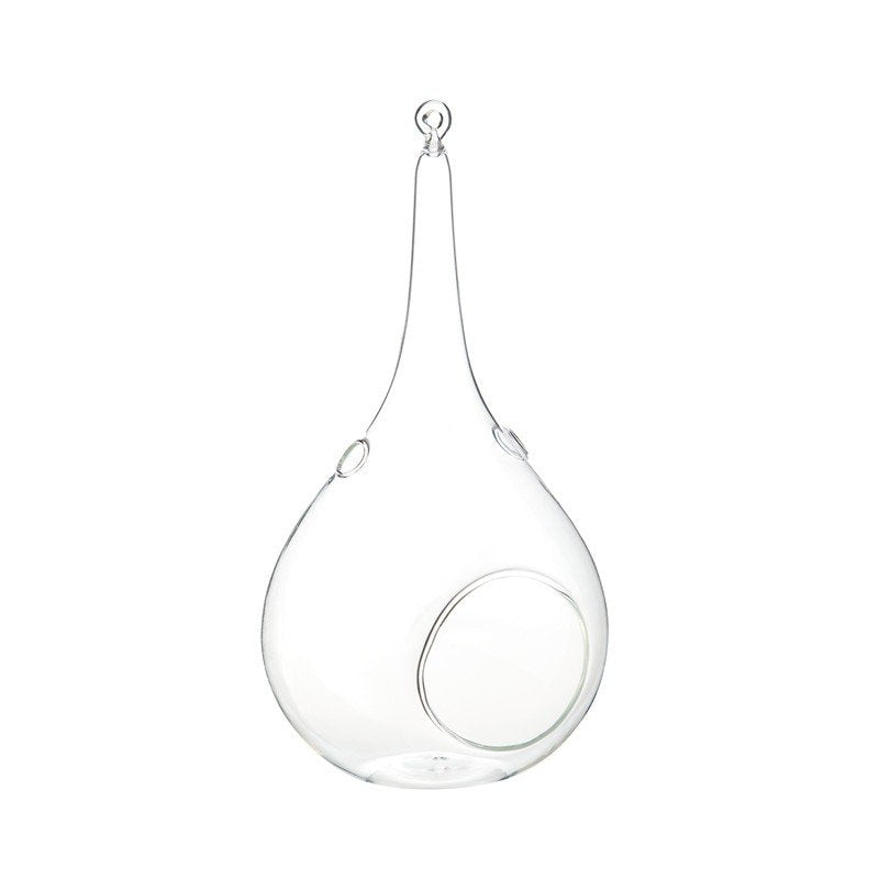 Water Drop - Hanging glass terrarium 15cm.