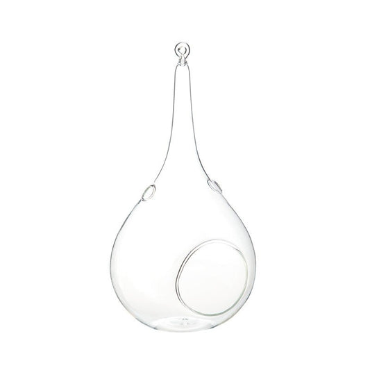 Water Drop - Hanging glass terrarium 15cm.