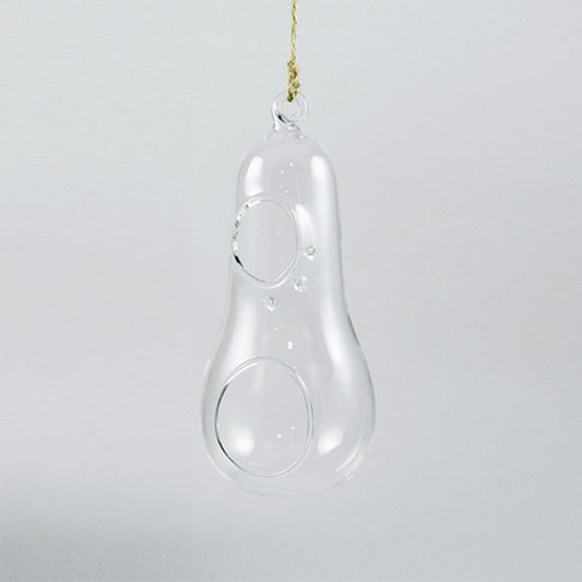 Pear - Hanging glass terrarium 6.7x15cm.