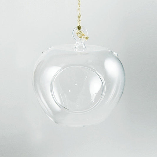 Apple - Hanging glass terrarium 12cm.